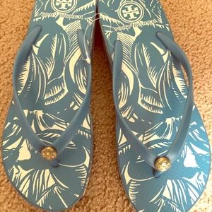 Tory Burch Thandie Rubber Wedge Flip-Flops